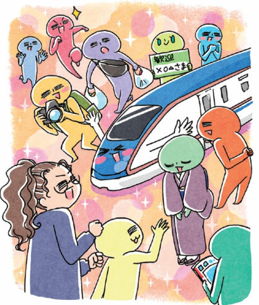 集まることで漲る力の心強さひしひし感じる（イラスト：サヲリブラウン）