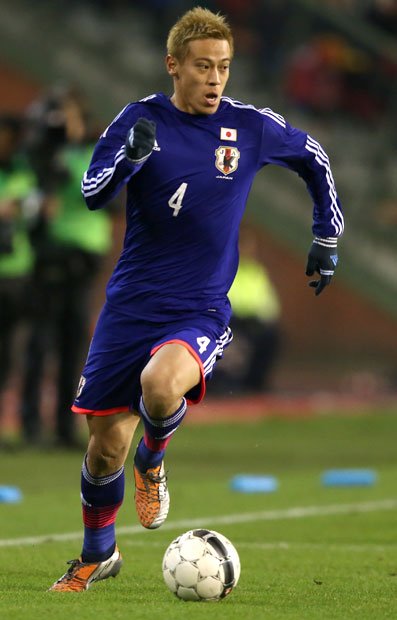 本田がブラジルでも活躍する！　（c）朝日新聞社　＠＠写禁