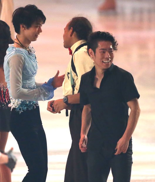 プライベートでも仲の良い村上氏（右）と羽生氏（左）　（ｃ）朝日新聞社　＠＠写禁
