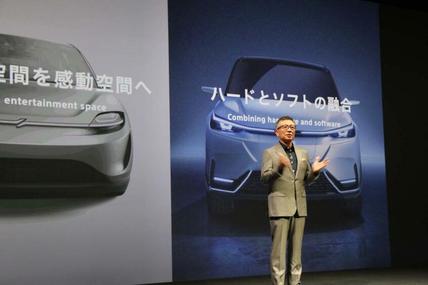 ソニー・ホンダモビリティの水野泰秀会長兼CEO（撮影／米倉昭仁）