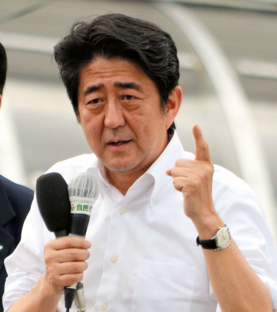 安倍首相　（ｃ）朝日新聞社