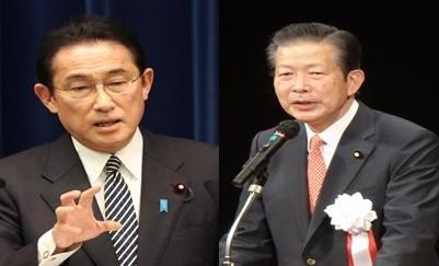 岸田首相と公明党の山口代表