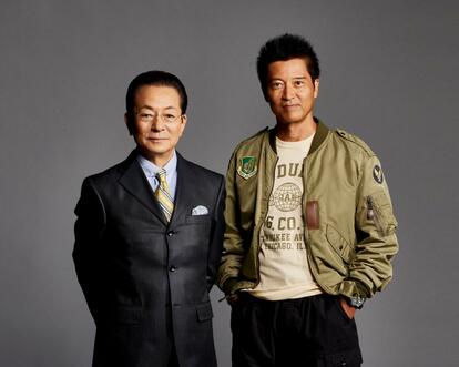 2000年6月に放映された「相棒 警視庁ふたりだけの特命係」の1作目での二人。22年後もイメージは変わっていない