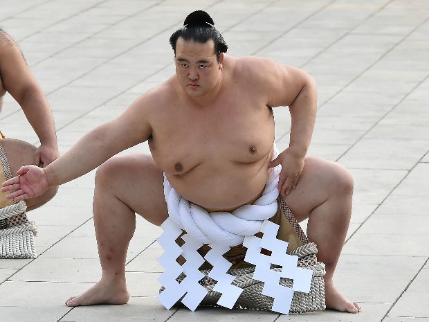 日本出身力士としては19年振りに横綱に昇進の稀勢の里（写真：Getty Images）