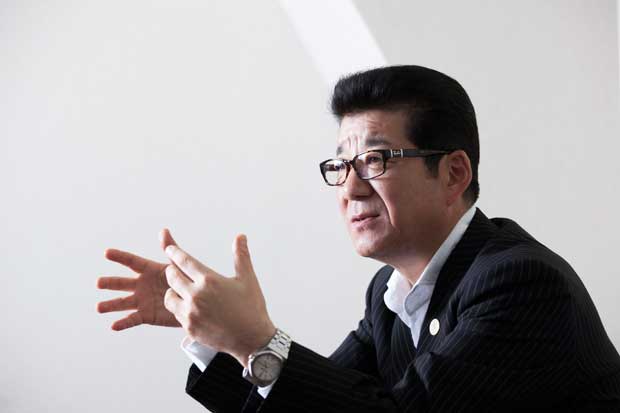 松井一郎大阪府知事（撮影／藤岡みきこ）