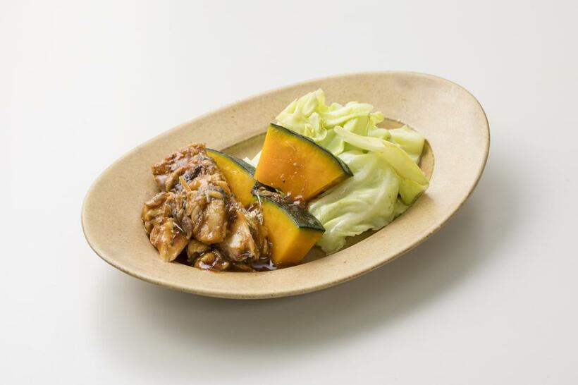野菜たっぷりさばのみそ煮