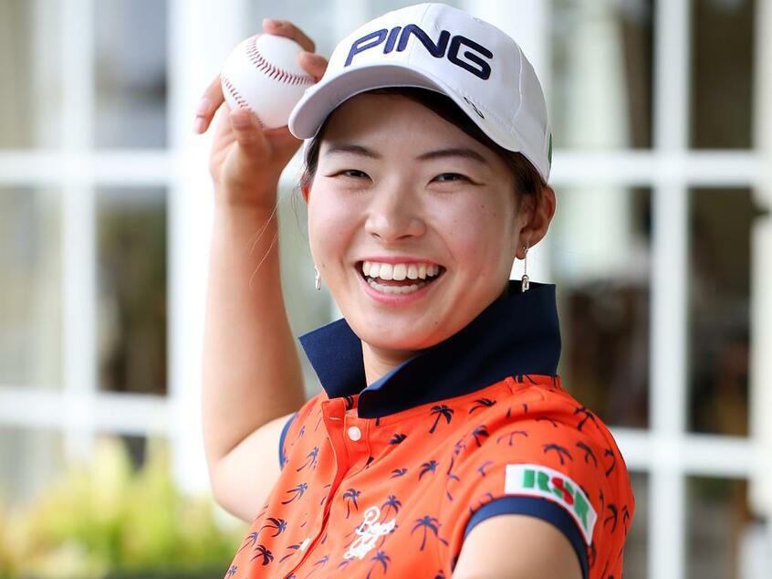 AIG全英女子オープンを制し、一躍スターダムにのぼりつめた渋野日向子 (c)朝日新聞社