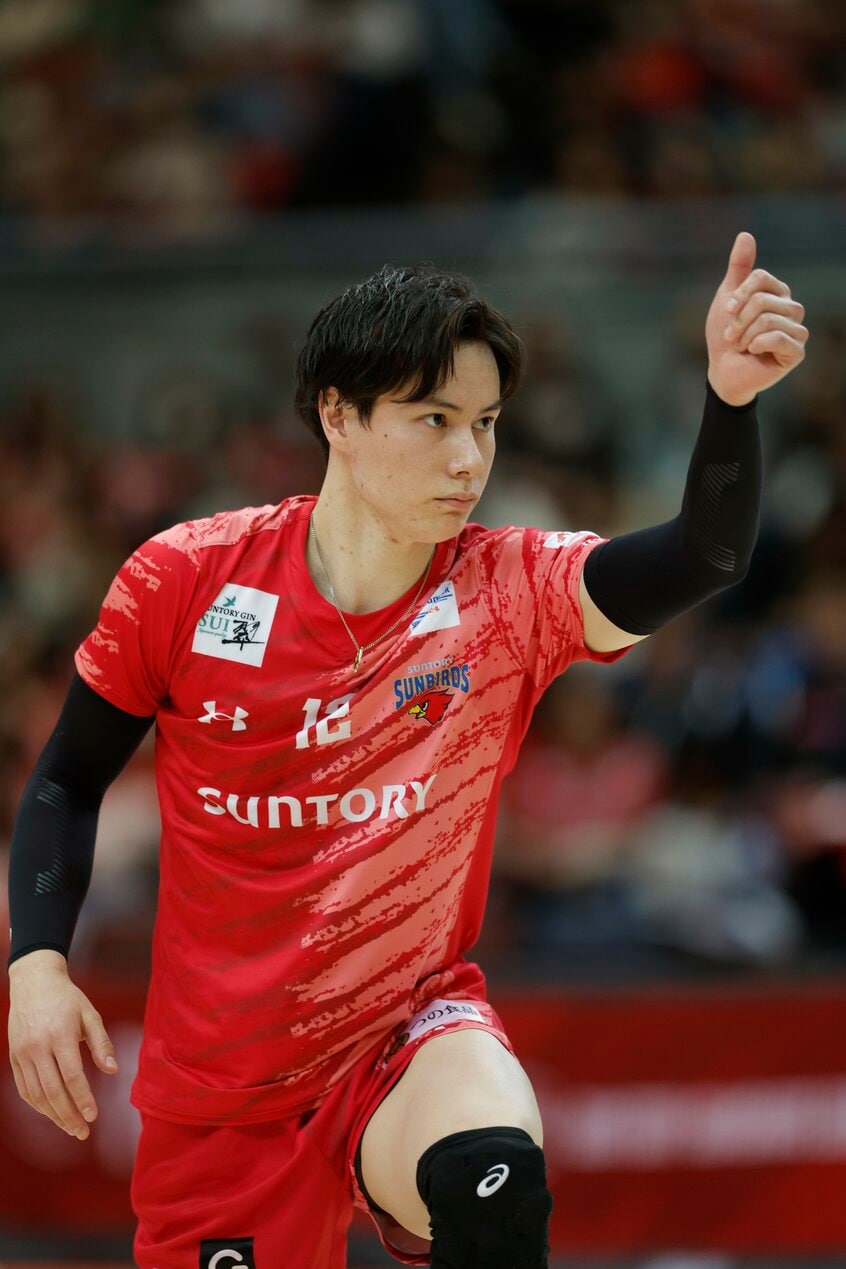 プロバレーボール選手:高橋 藍(c)SUNTORY SUNBIRDS OSAKA