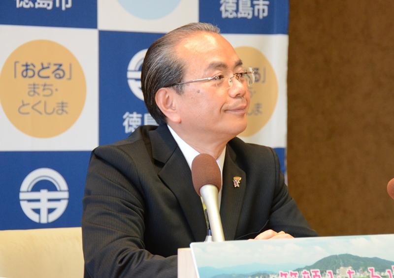 遠藤彰良・徳島市長(c)朝日新聞社
