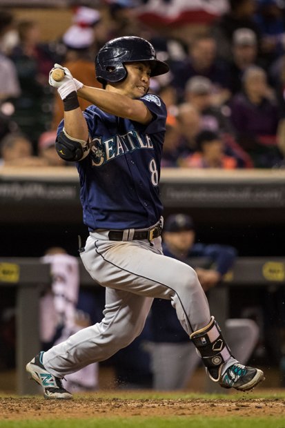 WBCでは日本代表を引っ張る活躍が期待される青木宣親。（写真：Getty Images）※写真はマリナーズ時代のもの