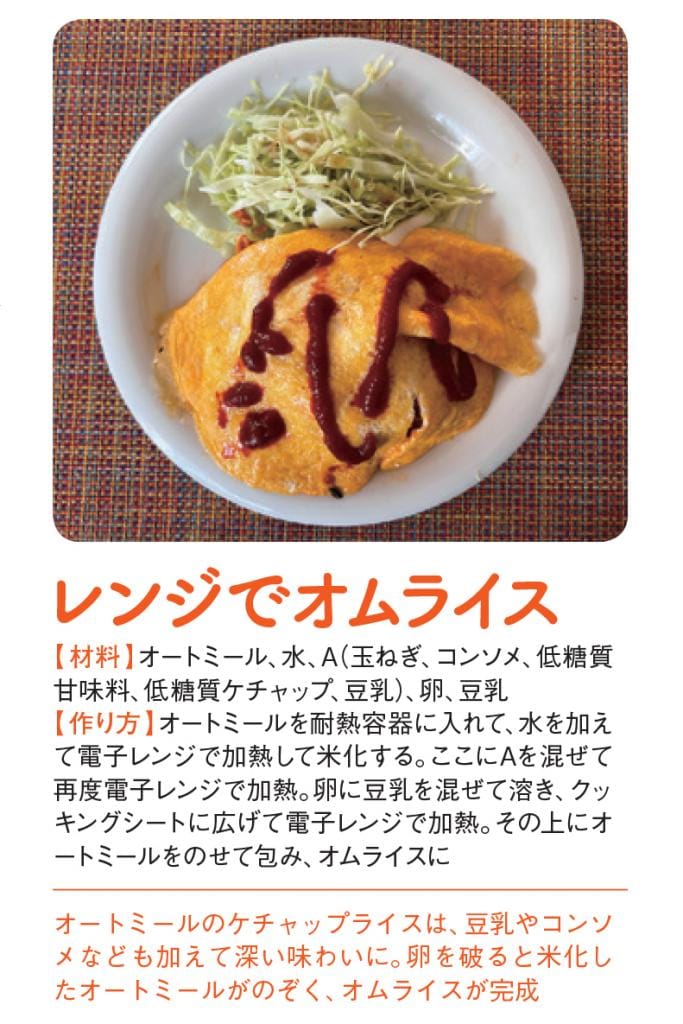 レンジでオムライス（ｐｈｏｔｏ　大野洋介）