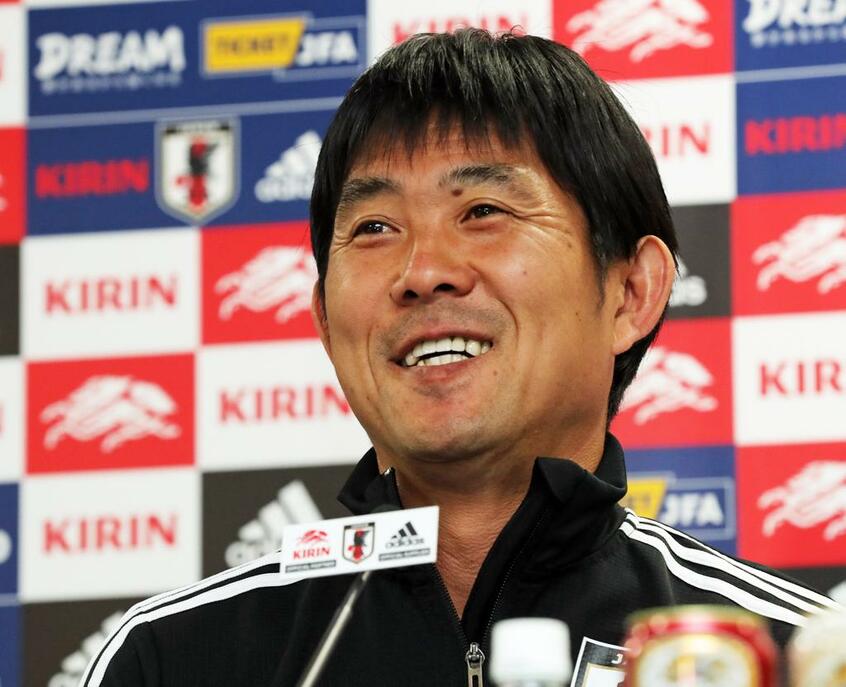 日本代表・森保一監督 (c)朝日新聞社