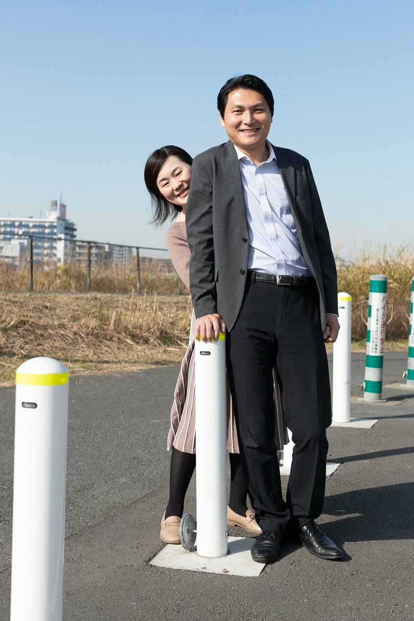 脇本慶太さん(右)と脇本美幸さん(撮影/写真映像部・上田泰世)