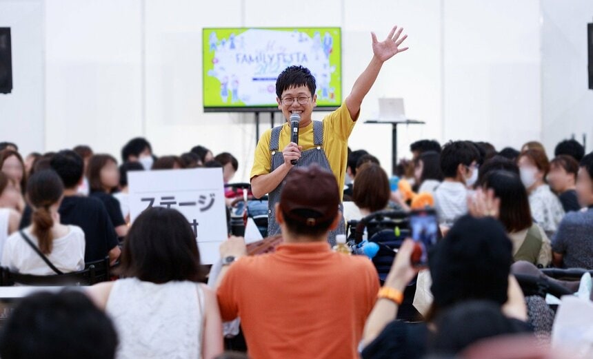 「MY FAMILY FESTA 2023」でのトークショーの様子（提供）　