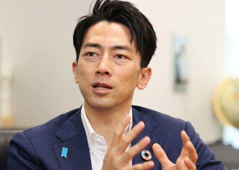 小泉進次郎環境相（C）朝日新聞社