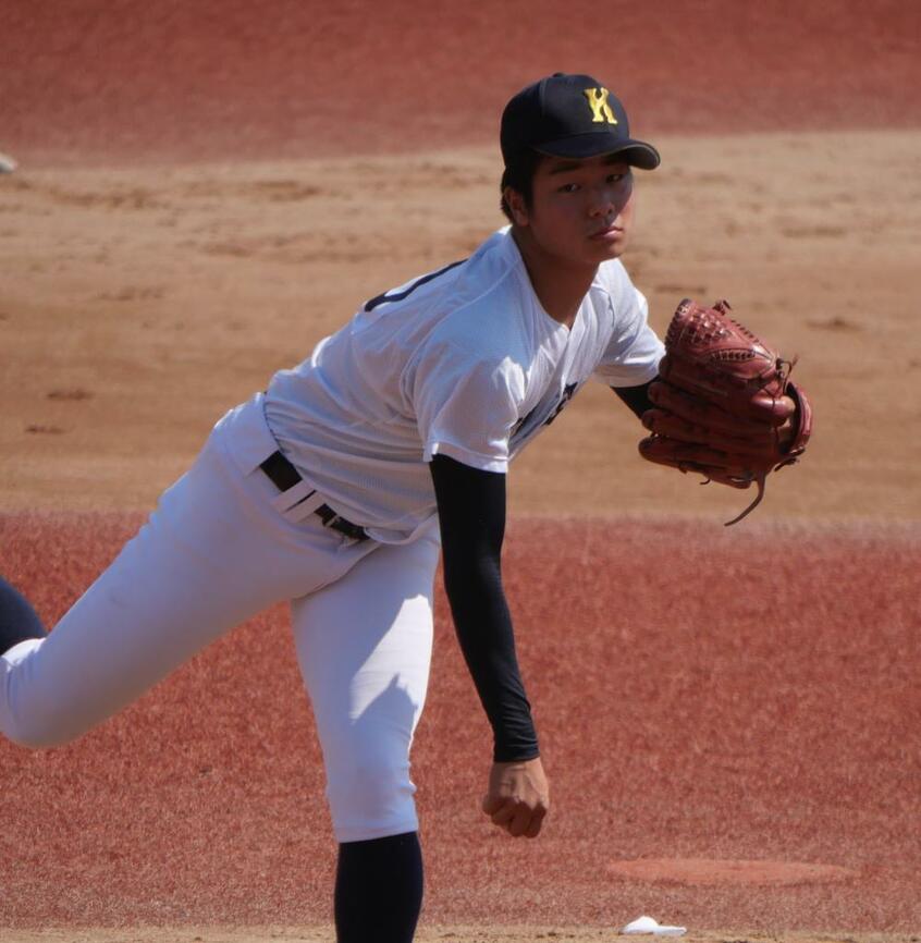 享栄・竹山日向（写真提供・プロアマ野球研究所 PABB）