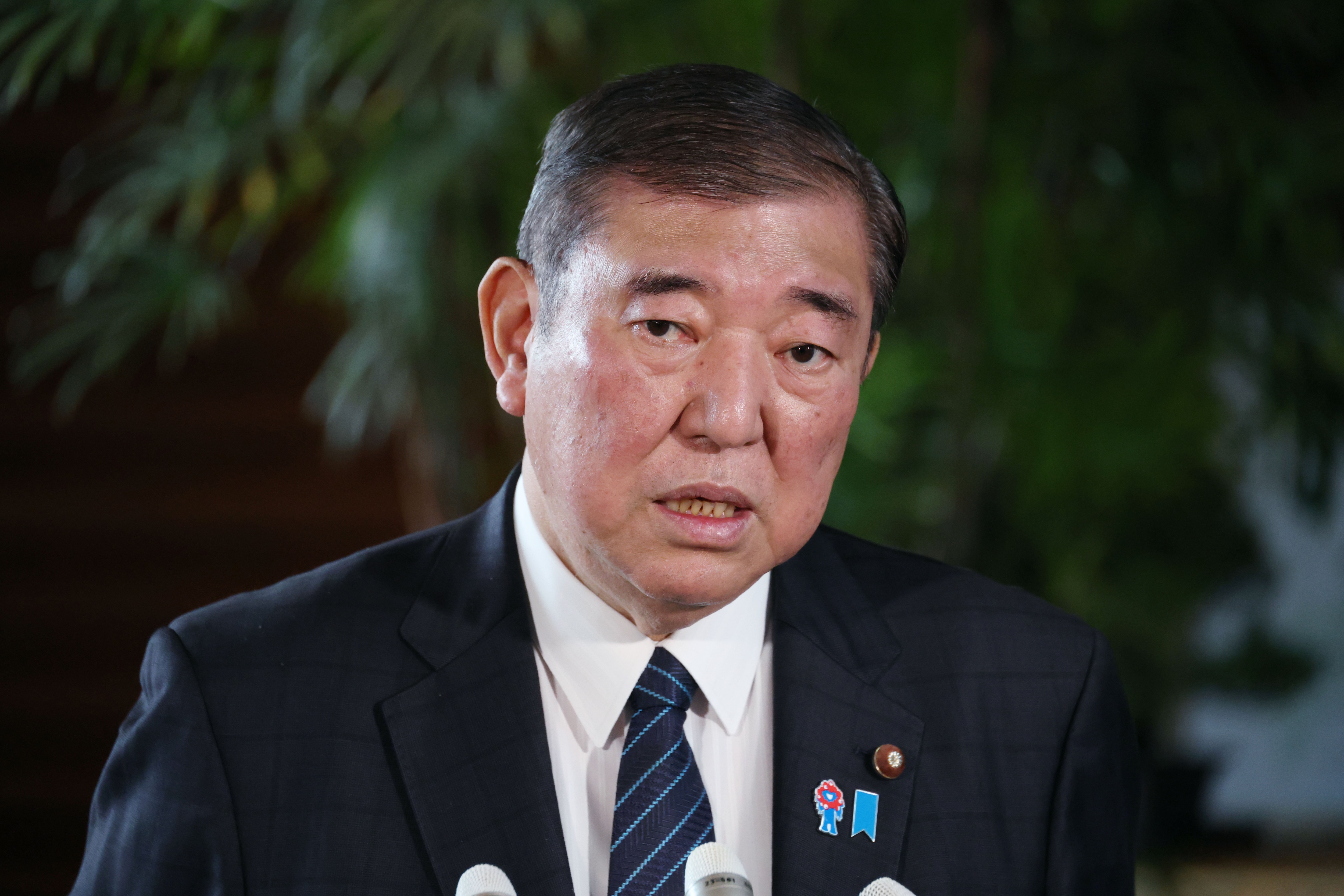 石破茂 自由民主党幹事長時代 大型色紙「必勝」 石破茂 自由民主党幹事長時代 大型色紙「必勝」