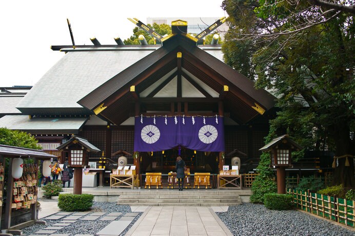 日本初の「神前結婚式」を行った神社と言われる東京大神宮