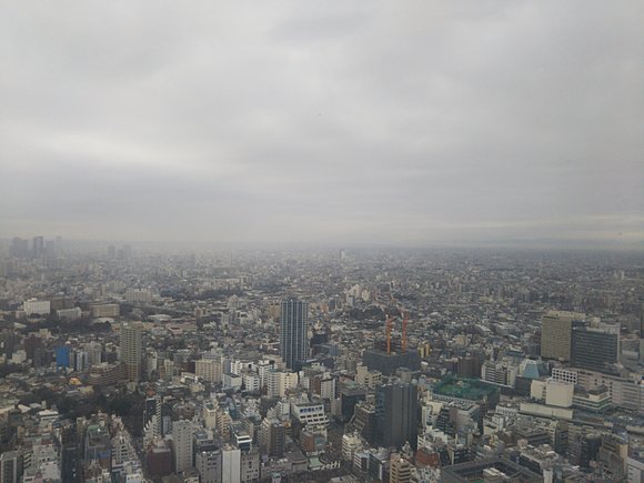 大晦日の東京の空