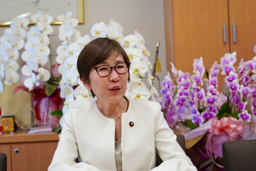 稲田朋美氏（撮影/上田耕司）