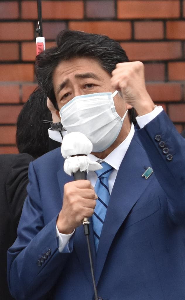 安倍晋三元首相　（ｃ）朝日新聞社