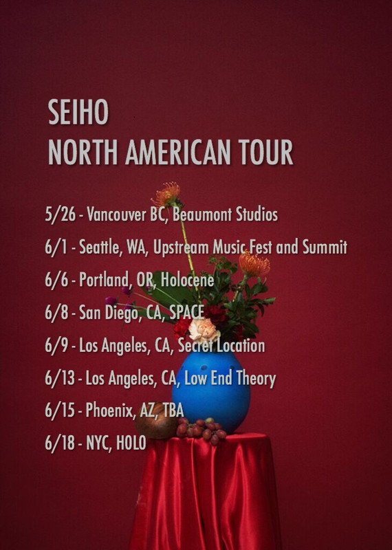 Seiho、新曲を配信リリース！ 5/26より北米ツアーがスタート