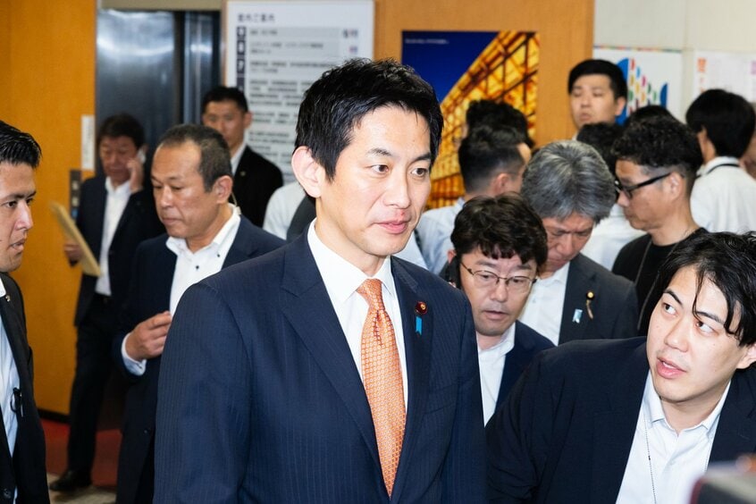 久米氏が総裁候補に推す、小林鷹之氏