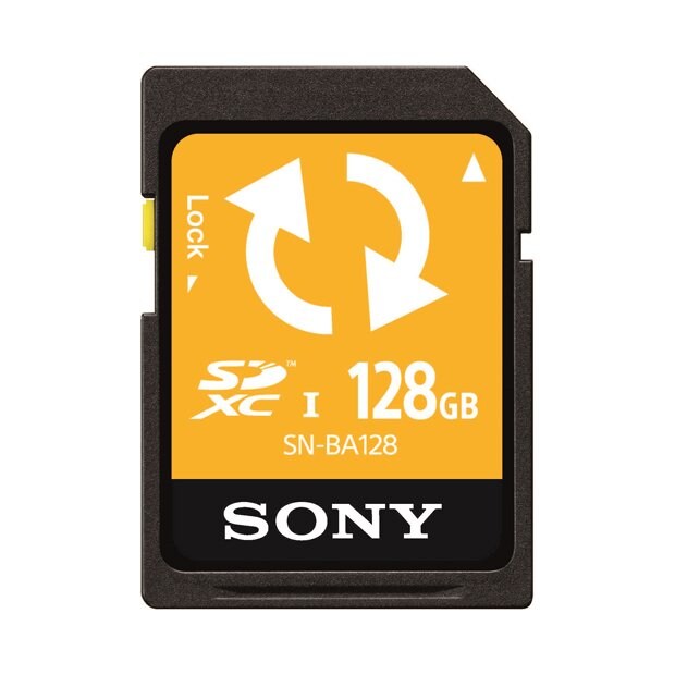 バックアップSDカード“SN-BA F”シリーズから追加された128GBの大容量タイプ