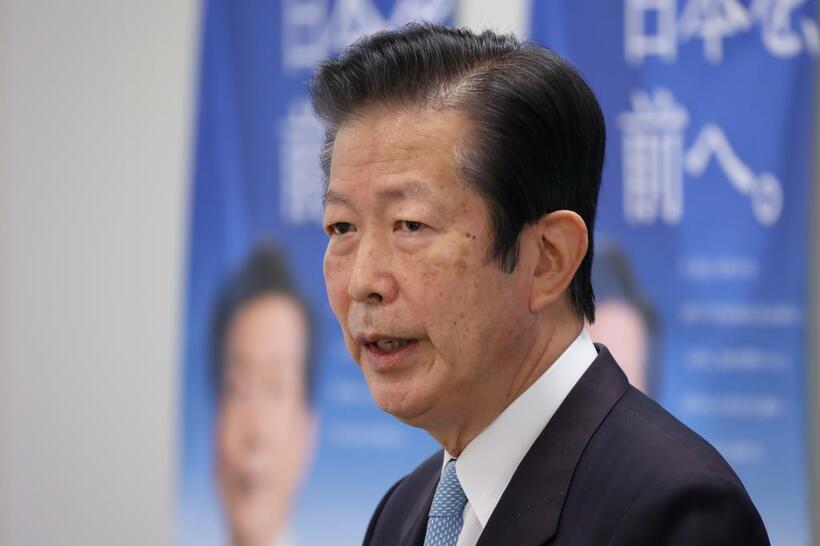 公明党の山口那津男代表