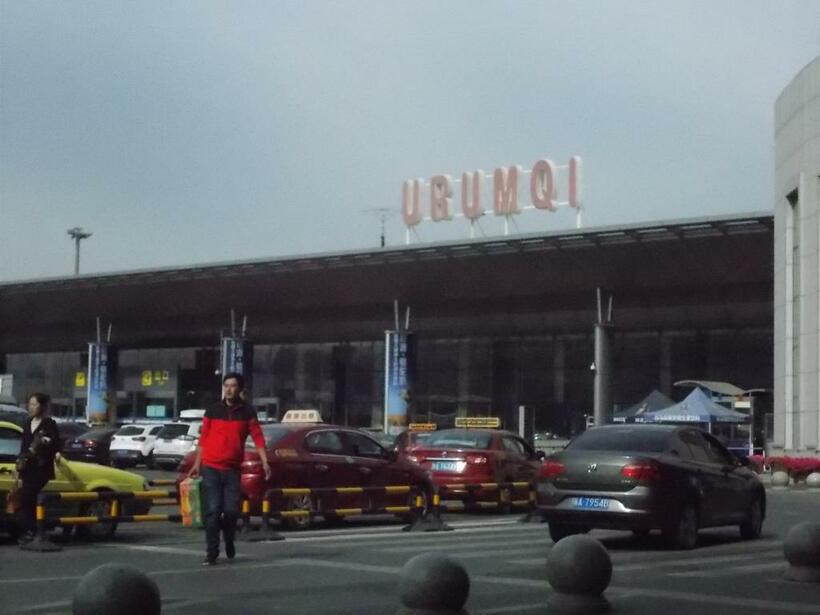 ウルムチの空港は、地窩堡国際空港という。航空券の空港名を見てもわからない