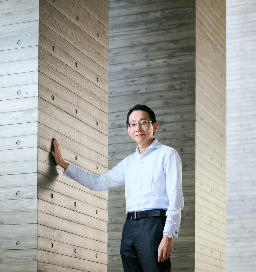 清水建設 技術研究所グループ長:辻埜真人(つじの・まさと)/1979年生まれ、大阪府出身。2008年3月、東京大学大学院博士取得。同4月、日本学術振興会特別研究員。同10月、清水建設入社、技術研究所配属。21年、技術研究所建設基盤技術センター革新材料グループ長(撮影/写真映像部・佐藤創紀)