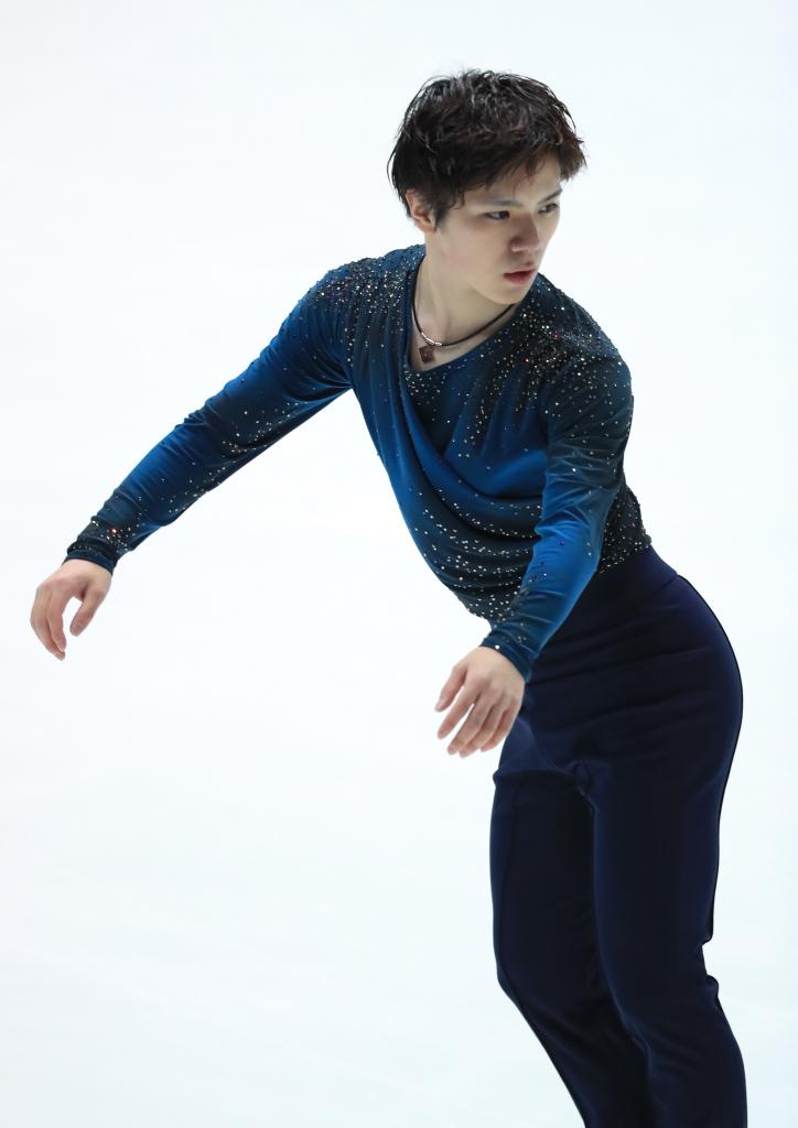 今季の日本選手権王者として世界選手権に臨む宇野昌磨 (c)朝日新聞社