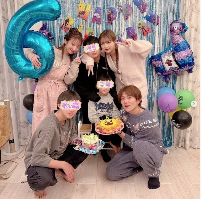 家族の誕生日は必ず祝う杉浦家　杉浦太陽さんのインスタグラム（@sugiurataiyou_official）より