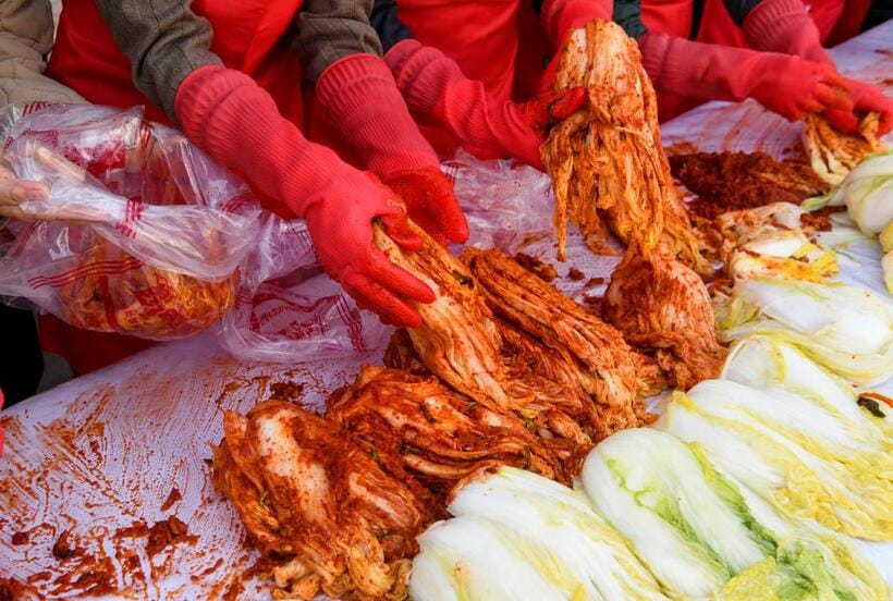 韓国のキムチづくり ※写真はイメージ(c)GettyImages