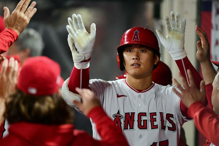 エンゼルスの大谷翔平(GETTYImages)