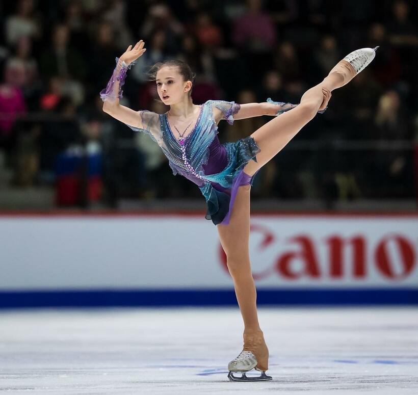 北京五輪で金メダルに最も近いと言われているロシアのワリエワ（写真／gettyimages）