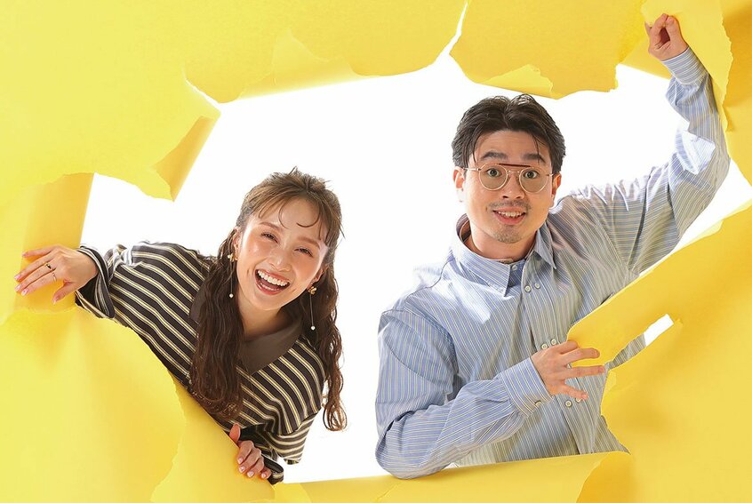 百田夏菜子さん(左)、ハマ・オカモトさん(撮影:写真映像部・松永卓也)