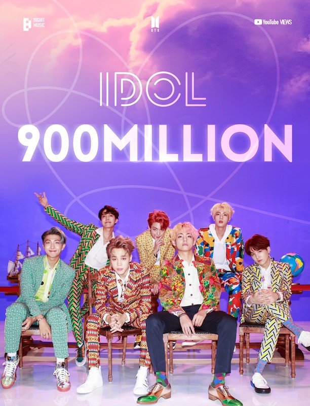 BTS「IDOL」のMVが9億ビューを突破