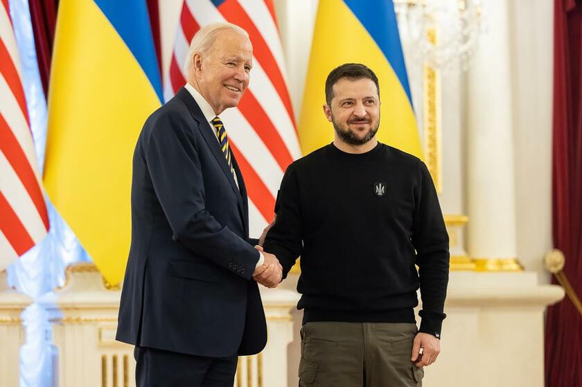 バイデン大統領のキーウ訪問（Ukrainian