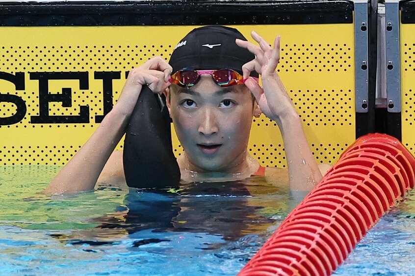 五輪の内定を手にした池江璃花子