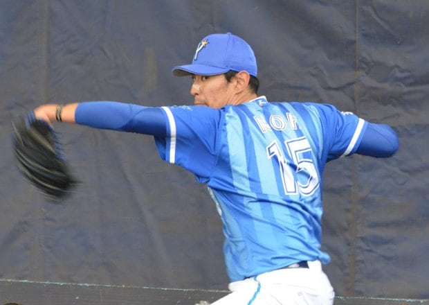 DeNA・井納翔一　（ｃ）朝日新聞社