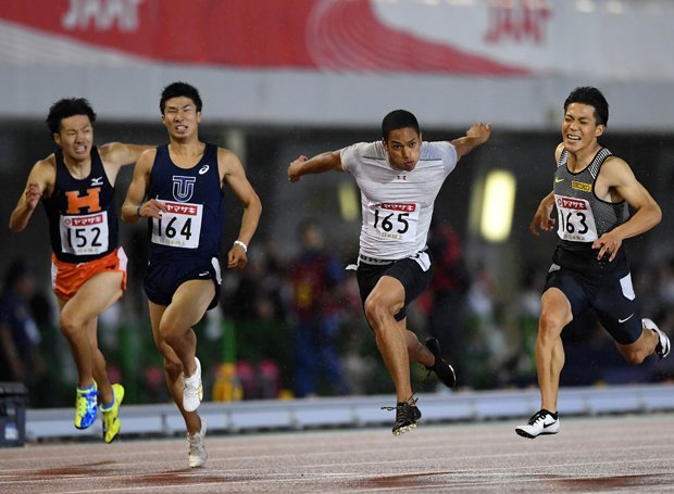 日本陸上競技選手権で大きな注目を集めた男子100m（写真:Getty Images）