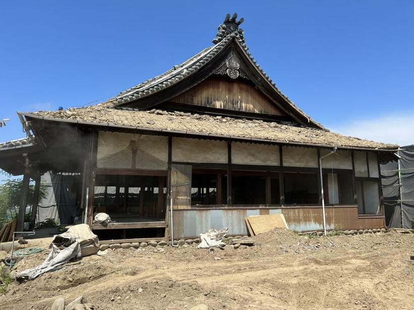 老朽化などで昨年７月に解体された、織田信長にゆかりのある久昌寺。今、各地の寺の存続が危ぶまれている。宗教施設の消滅は、心のよりどころをなくすことにもなる（写真：生駒英夫さん提供）