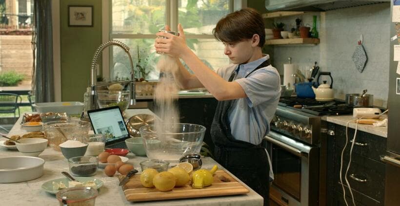 「エイブのキッチンストーリー」／料理好きの少年エイブは、オリジナルの“フュージョン料理”を通して家族を一つにしようと決意する。公開中　（ｃ）２０１９　Ｓｐｒａｙ　Ｆｉｌｍｅｓ　Ｓ．Ａ．