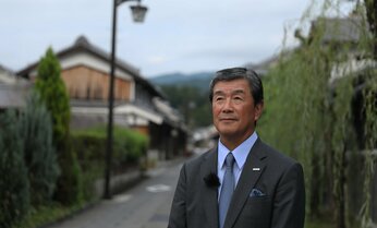 「国造り」の力に思いを馳せた飛鳥の里の丘の上 SCREENホールディングス・垣内永次会長