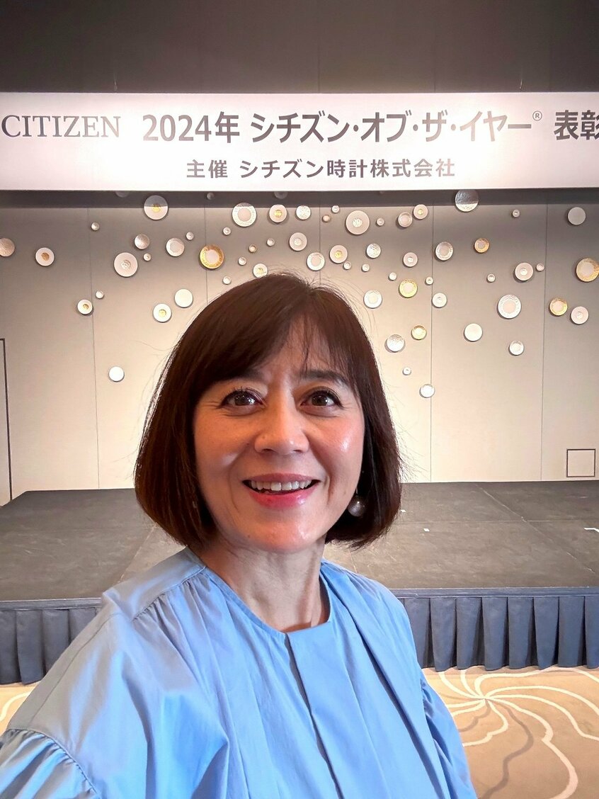 2024年「シチズン・オブ・ザ・イヤー」表彰式に参加した武内陶子さん(本人提供)