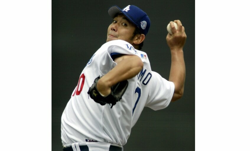 ドジャースで活躍した野茂英雄(写真:アフロ)