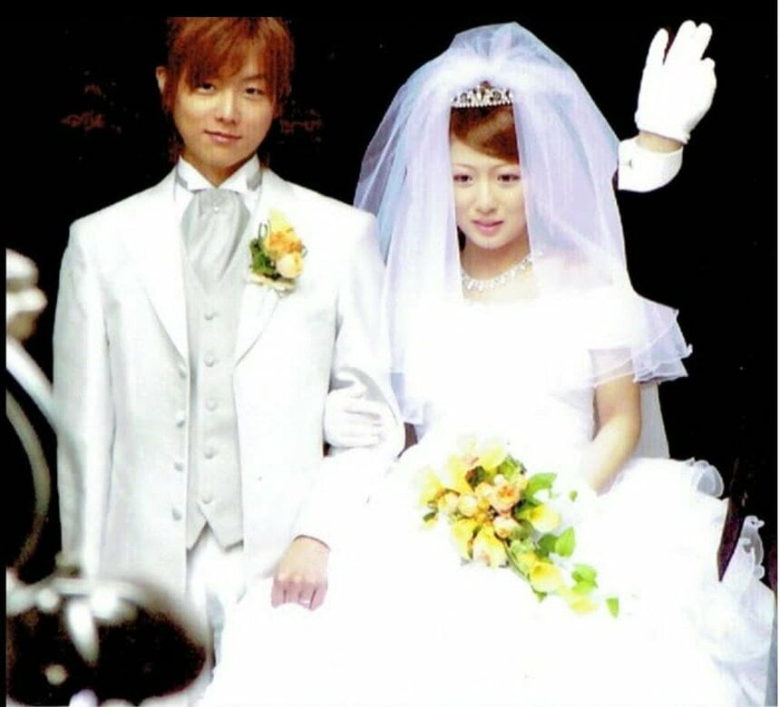 結婚式当時の写真　杉浦太陽さんのインスタグラム（@sugiurataiyou_official）より