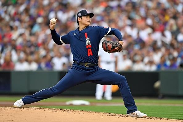 球宴では史上初の二刀流での出場で勝利投手にもなった(Getty Images)