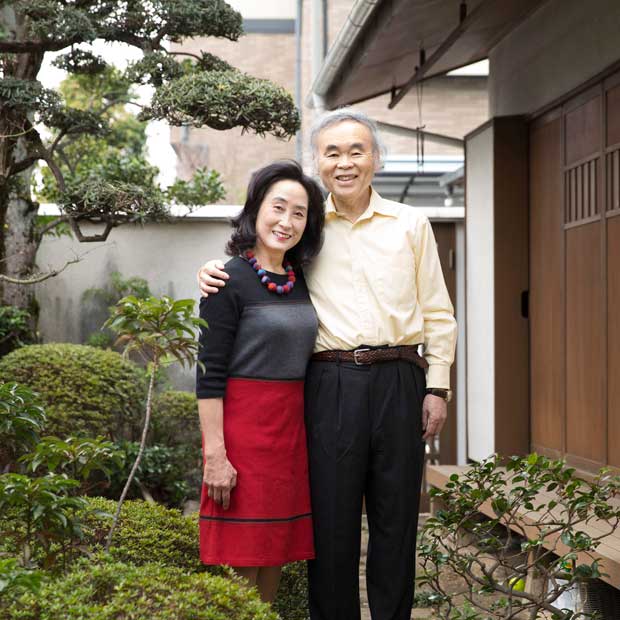 藤原正彦、美子夫妻（撮影／岡田晃奈）